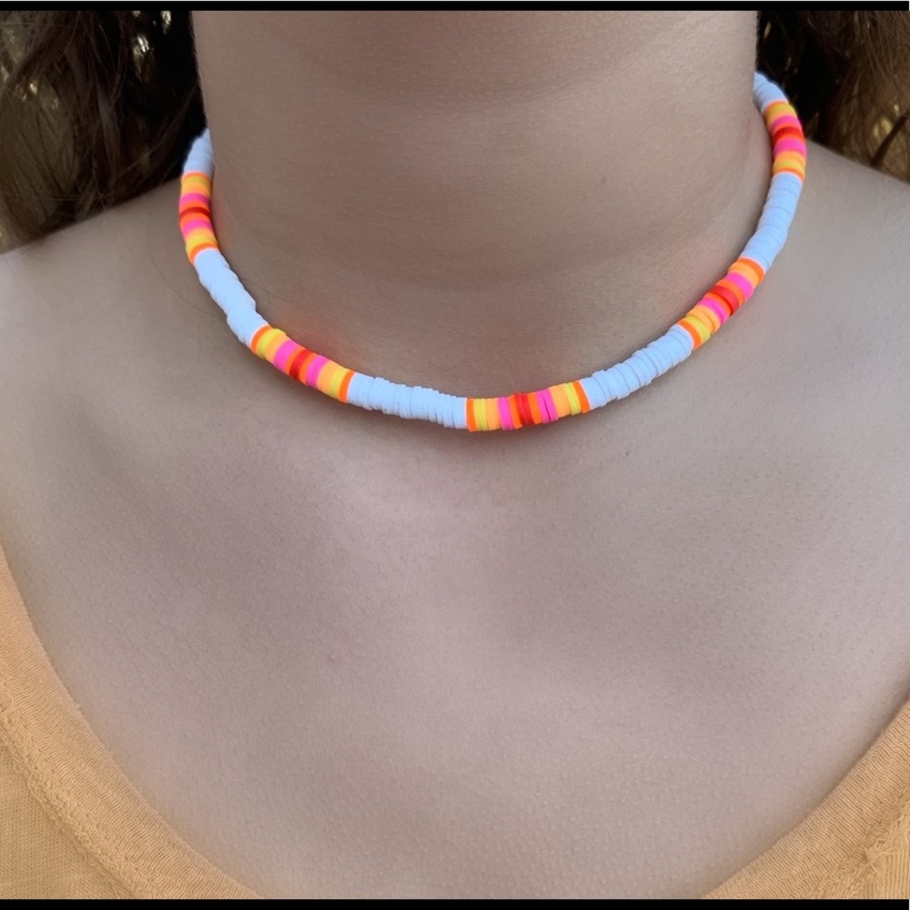Kiara Outer Banks Heishi Choker Necklace